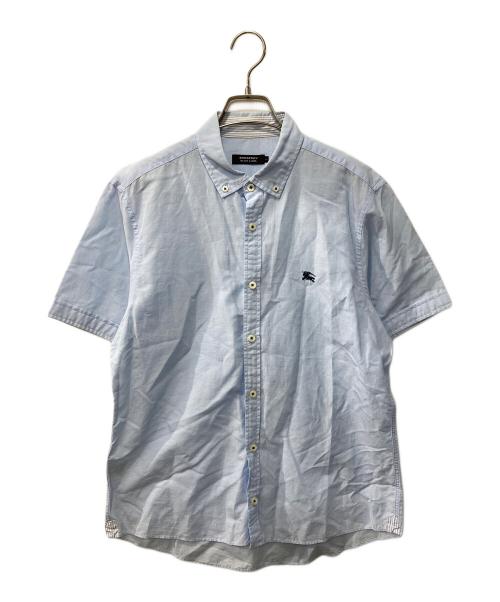 BURBERRY BLACK LABEL（バーバリーブラックレーベル）BURBERRY BLACK LABEL (バーバリーブラックレーベル) ボタンダウンシャツ ブルー サイズ:3の古着・服飾アイテム