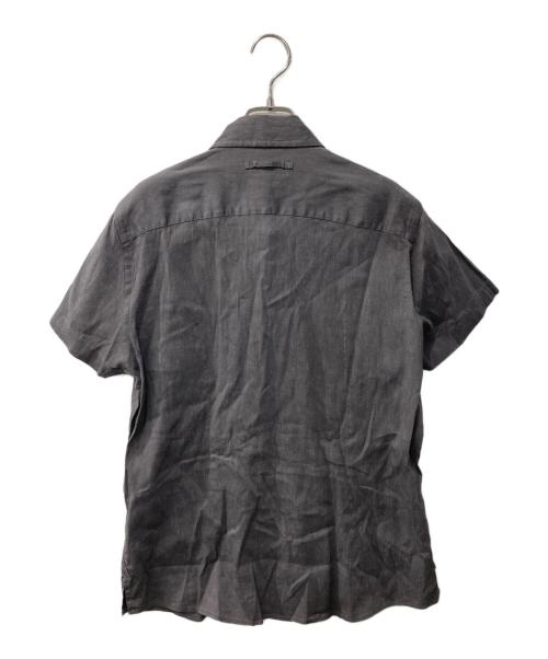 EPOCA UOMO（エポカ ウォモ）EPOCA UOMO (エポカ ウォモ) リネンレーヨンシャツ グレー サイズ:48の古着・服飾アイテム