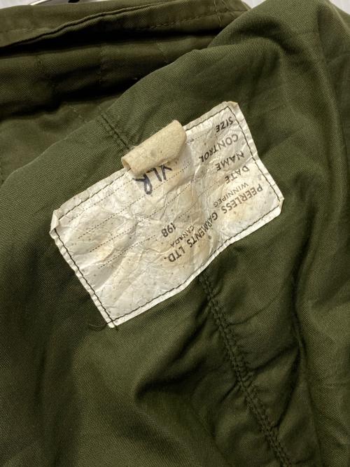 ridgeline products（リッジライン・プロダクツ）ridgeline products (リッジライン・プロダクツ) カナダ軍コンバットパーカー フルセット /ECW(エクストラコールドウェザー） オリーブ サイズ:XLの古着・服飾アイテム