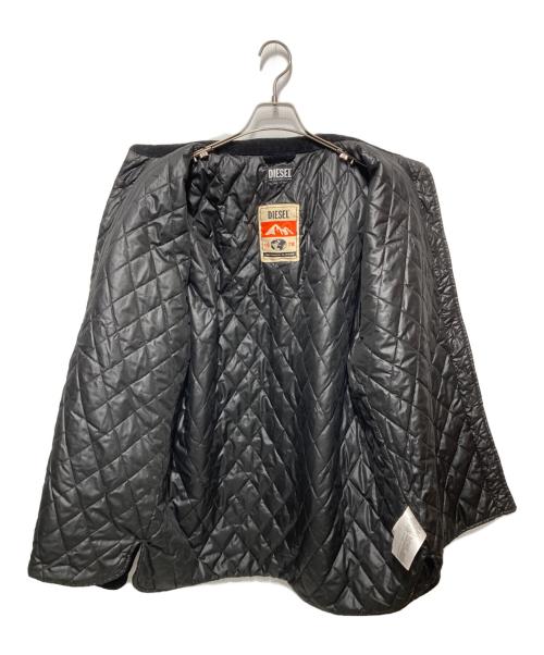 DIESEL（ディーゼル）DIESEL (ディーゼル) S-BUNIS中綿コーデュロイシャツジャケット ブラック サイズ:XLの古着・服飾アイテム