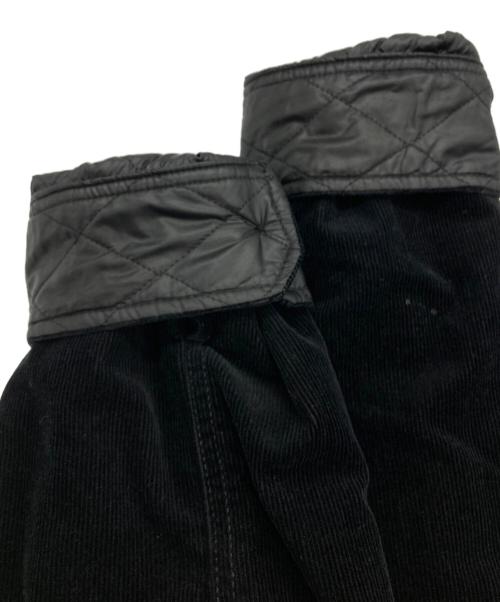 DIESEL（ディーゼル）DIESEL (ディーゼル) S-BUNIS中綿コーデュロイシャツジャケット ブラック サイズ:XLの古着・服飾アイテム