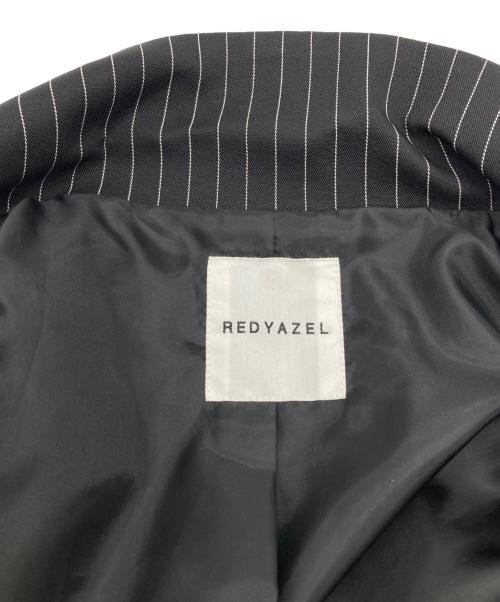 REDYAZEL（レディアゼル）REDYAZEL (レディアゼル) ストライプロングジャケット×トップス×ラップショートパンツ ブラック サイズ:Sの古着・服飾アイテム