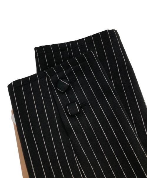 REDYAZEL（レディアゼル）REDYAZEL (レディアゼル) ストライプロングジャケット×トップス×ラップショートパンツ ブラック サイズ:Sの古着・服飾アイテム