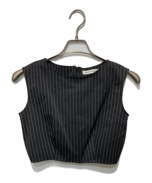 REDYAZEL（レディアゼル）REDYAZEL (レディアゼル) ストライプロングジャケット×トップス×ラップショートパンツ ブラック サイズ:Sの古着・服飾アイテム