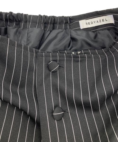 REDYAZEL（レディアゼル）REDYAZEL (レディアゼル) ストライプロングジャケット×トップス×ラップショートパンツ ブラック サイズ:Sの古着・服飾アイテム