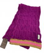 GUCCIグッチ）の古着「カシミヤ混マフラー」｜パープル