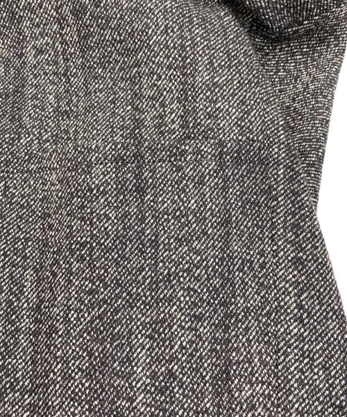 DES PRES（デ プレ）DES PRES (デ プレ) ウールスラブミックス ワイドカラーショートコート グレー サイズ:36の古着・服飾アイテム