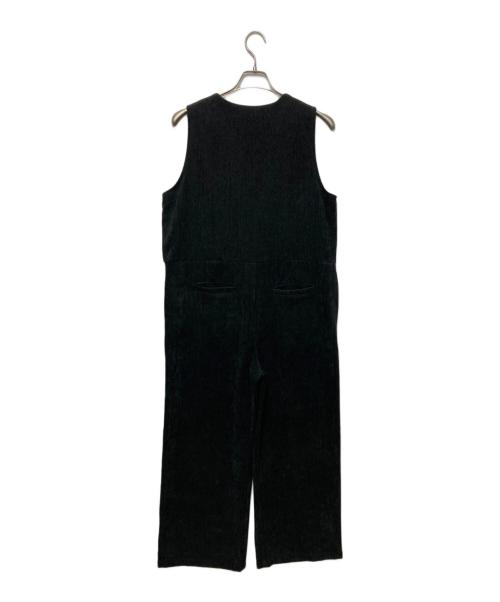 CYAN TOKYO（シアン トーキョー）CYAN TOKYO (シアン トーキョー) スラブモールコンビベストサロペ グレー サイズ:36の古着・服飾アイテム