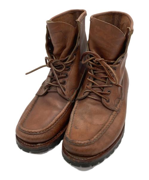 RUSSELL MOCCASIN（ラッセルモカシン）RUSSELL MOCCASIN (ラッセルモカシン) モカシンブーツ ブラウン サイズ:印字消えの為不明の古着・服飾アイテム