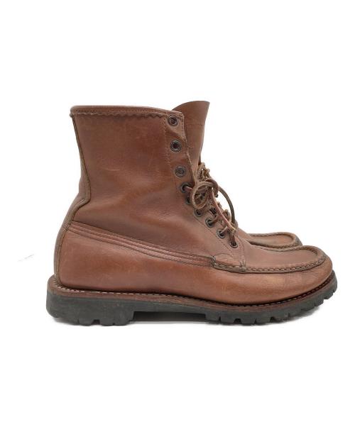 RUSSELL MOCCASIN（ラッセルモカシン）RUSSELL MOCCASIN (ラッセルモカシン) モカシンブーツ ブラウン サイズ:印字消えの為不明の古着・服飾アイテム