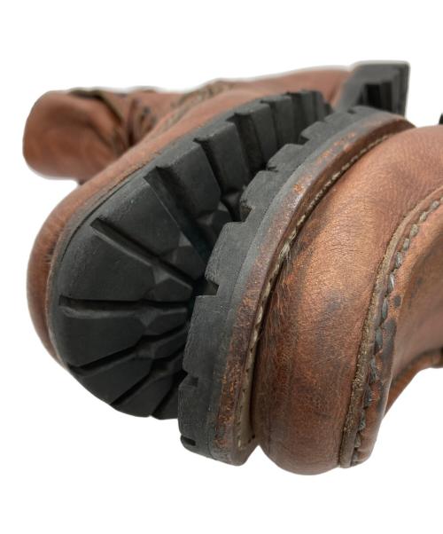 RUSSELL MOCCASIN（ラッセルモカシン）RUSSELL MOCCASIN (ラッセルモカシン) モカシンブーツ ブラウン サイズ:印字消えの為不明の古着・服飾アイテム