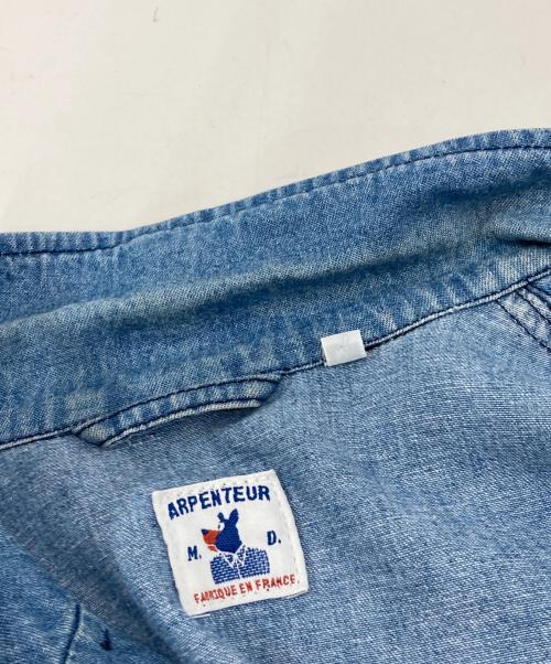 ARPENTEUR（アルペントール）ARPENTEUR (アルペントール) リネンデニムカバーオール インディゴ サイズ:Mの古着・服飾アイテム