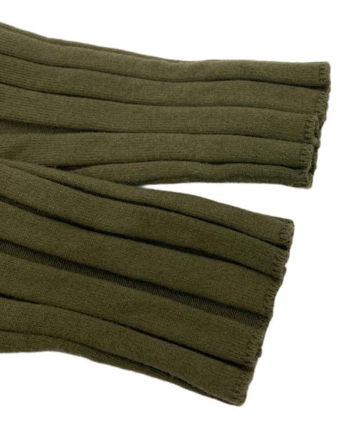 CINOH（チノ）CINOH (チノ) 別注 ハーフスリーブジップドレス オリーブ サイズ:36の古着・服飾アイテム