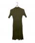 CINOH (チノ) 別注 ハーフスリーブジップドレス オリーブ サイズ:36：5000円