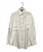 phizフィズ）の古着「シルクシャツ」｜ベージュ