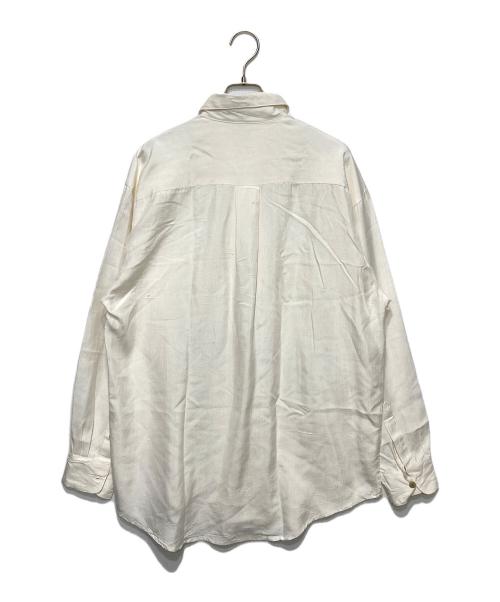 phiz（フィズ）phiz (フィズ) シルクシャツ ベージュ サイズ:Mの古着・服飾アイテム