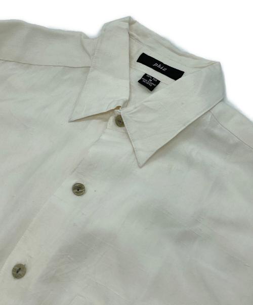 phiz（フィズ）phiz (フィズ) シルクシャツ ベージュ サイズ:Mの古着・服飾アイテム