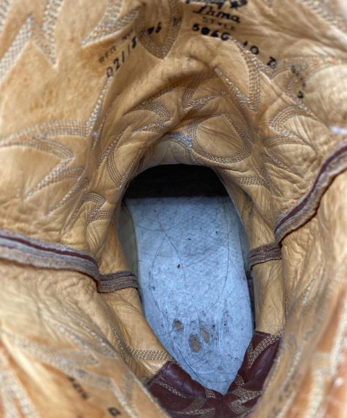 TONY LAMA（トニーラマ）TONY LAMA (トニーラマ) ウェスタンブーツ ブラウン サイズ:7 Dの古着・服飾アイテム