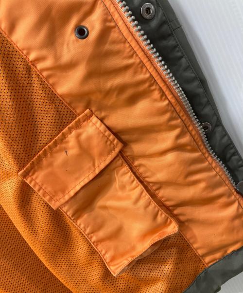 AIR WALK（エアウォーク）AIR WALK (エアウォーク) フーディブルゾン オリーブ サイズ:Lの古着・服飾アイテム