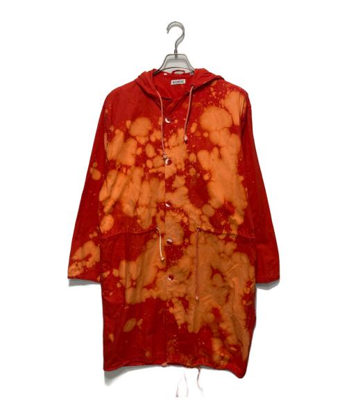 KOMAN（コーマン）KOMAN (コーマン) タイダイ柄フーデッドジャケット レッド サイズ:Mの古着・服飾アイテム