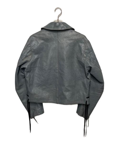 ドイツ軍（ドイツグン）ドイツ軍 (ドイツグン) USED (ユーズド) ドイツ軍レザージャケット/サブマリンジャケット グレー サイズ:21の古着・服飾アイテム