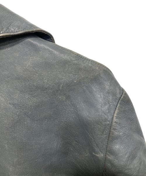 ドイツ軍（ドイツグン）ドイツ軍 (ドイツグン) USED (ユーズド) ドイツ軍レザージャケット/サブマリンジャケット グレー サイズ:21の古着・服飾アイテム