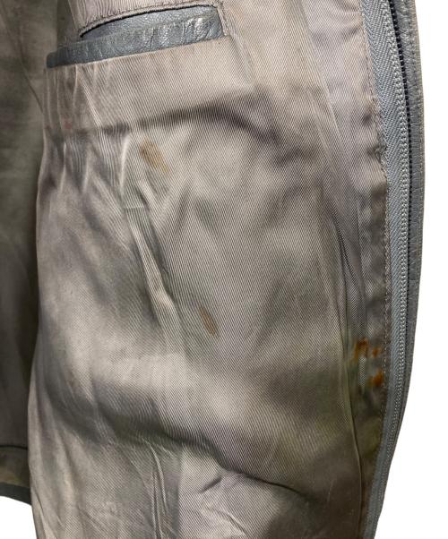 ドイツ軍（ドイツグン）ドイツ軍 (ドイツグン) USED (ユーズド) ドイツ軍レザージャケット/サブマリンジャケット グレー サイズ:21の古着・服飾アイテム