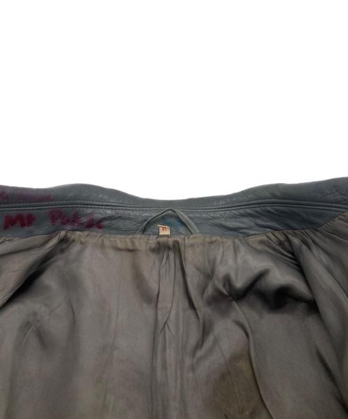 ドイツ軍（ドイツグン）ドイツ軍 (ドイツグン) USED (ユーズド) ドイツ軍レザージャケット/サブマリンジャケット グレー サイズ:21の古着・服飾アイテム