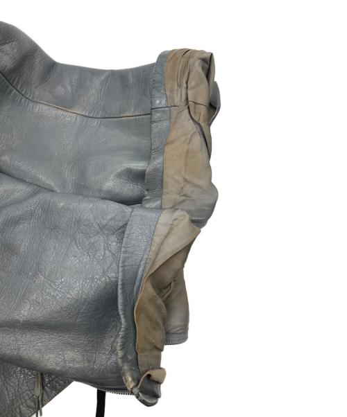 ドイツ軍（ドイツグン）ドイツ軍 (ドイツグン) USED (ユーズド) ドイツ軍レザージャケット/サブマリンジャケット グレー サイズ:21の古着・服飾アイテム