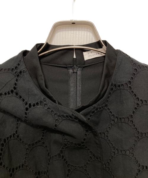 closet frabjous（エスティー・クローゼット・フラビシャス）closet frabjous (エスティー・クローゼット・フラビシャス) サークルレースジャケットアンサンブル ブラック サイズ:freeの古着・服飾アイテム