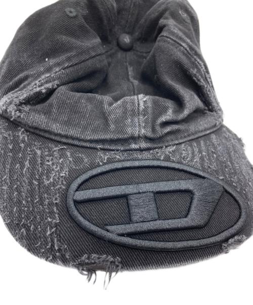 DIESEL（ディーゼル）DIESEL (ディーゼル) ベースボールキャップ ブラックの古着・服飾アイテム