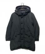 BLACK LABEL CRESTBRIDGEブラックレーベル クレストブリッジ）の古着「ウェザークロスロングダウン/ダウンコート」｜ブラック