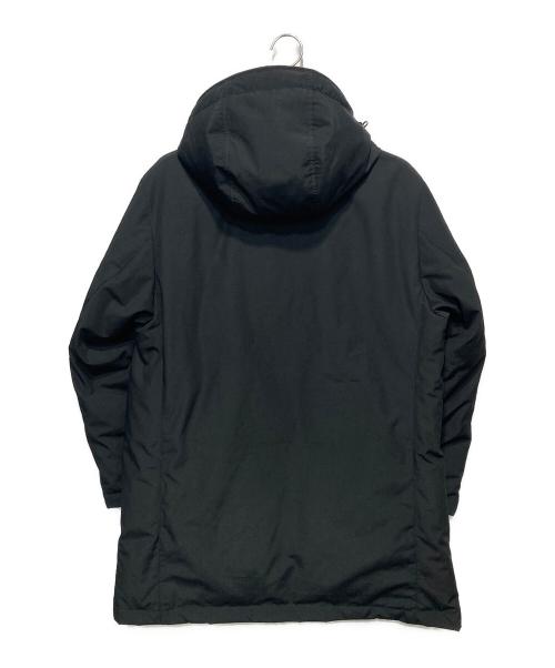 BLACK LABEL CRESTBRIDGE（ブラックレーベル クレストブリッジ）BLACK LABEL CRESTBRIDGE (ブラックレーベル クレストブリッジ) ウェザークロスロングダウン/ダウンコート ブラック サイズ:Lの古着・服飾アイテム