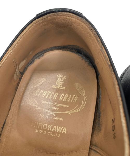 SCOTCH GRAIN（スコッチグレイン）SCOTCH GRAIN (スコッチグレイン) ストレートチップシューズ ブラック サイズ:251/2の古着・服飾アイテム