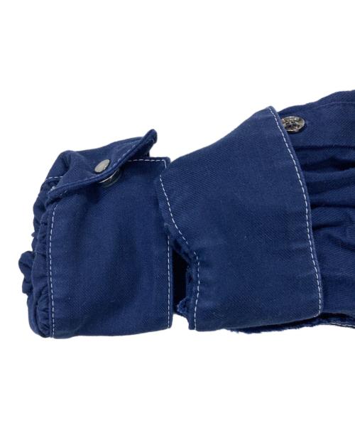 UNITED TOKYO（ユナイテッドトーキョー）UNITED TOKYO (ユナイテッドトーキョー) コットンリネン ビッグスリーブデニムブラウス ネイビー サイズ:1の古着・服飾アイテム