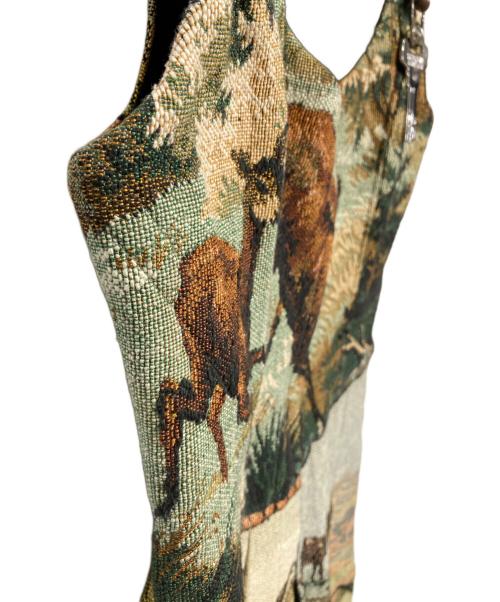 CHOPOVA LOWENA（チョポヴァ・ロウェナ）CHOPOVA LOWENA (チョポヴァ・ロウェナ) Casper Dress/ゴブラン織りノースリーブワンピース ベージュ サイズ:Sの古着・服飾アイテム