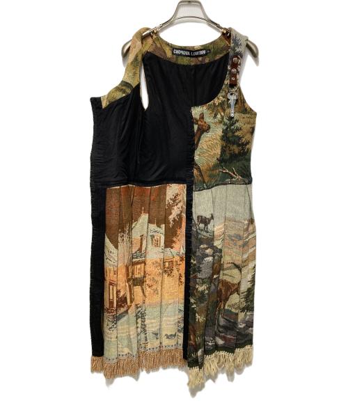 CHOPOVA LOWENA（チョポヴァ・ロウェナ）CHOPOVA LOWENA (チョポヴァ・ロウェナ) Casper Dress/ゴブラン織りノースリーブワンピース ベージュ サイズ:Sの古着・服飾アイテム