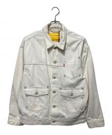 LEVI'S RED（リーバイス レッド）の古着「コットンヘンプトラッカーデニムジャケット」｜アイボリー