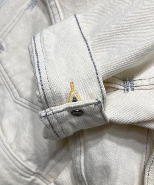 LEVI'S RED（リーバイス レッド）LEVI'S RED (リーバイス レッド) コットンヘンプトラッカーデニムジャケット アイボリー サイズ:Sの古着・服飾アイテム