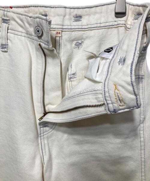 LEVI'S RED（リーバイス レッド）LEVI'S RED (リーバイス レッド) コットンヘンプデニムパンツ アイボリー サイズ:24の古着・服飾アイテム