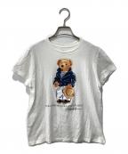 POLO RALPH LAURENポロ・ラルフローレン）の古着「ポロベアプリントカットソー/プリントTシャツ」｜ホワイト