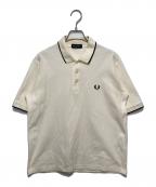FRED PERRY×417 by EDIFICEフレッドペリー×417 バイ エディフィス）の古着「Textured Single Tipped Sh/ポロシャツ」｜ホワイト
