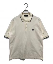 FRED PERRY×417 by EDIFICE（フレッドペリー×417 バイ エディフィス）の古着「Textured Single Tipped Sh/ポロシャツ」｜ホワイト