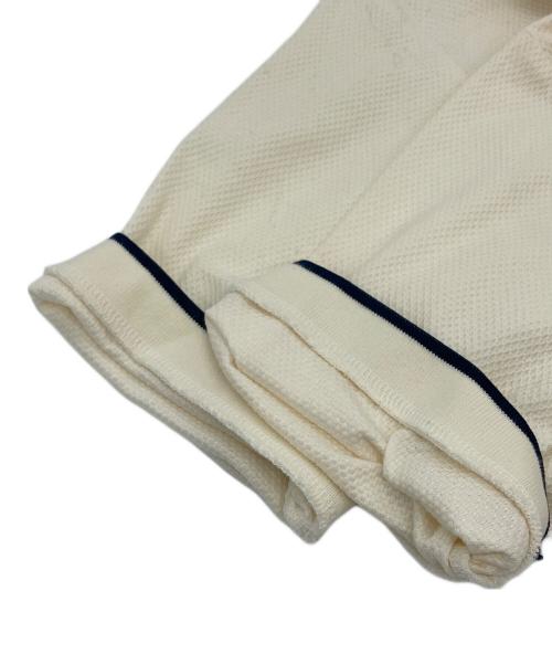 FRED PERRY（フレッドペリー）FRED PERRY (フレッドペリー) 417 by EDIFICE (417 バイ エディフィス) Textured Single Tipped Sh/ポロシャツ ホワイト サイズ:Lの古着・服飾アイテム