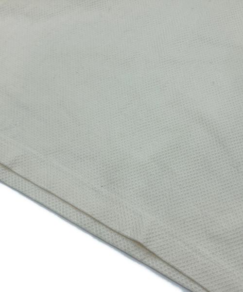 FRED PERRY（フレッドペリー）FRED PERRY (フレッドペリー) 417 by EDIFICE (417 バイ エディフィス) Textured Single Tipped Sh/ポロシャツ ホワイト サイズ:Lの古着・服飾アイテム