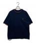 FRED PERRY（フレッドペリー）の古着「Textured Single Tipped Tシャツ」｜ネイビー