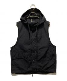 Engineered Garments（エンジニアドガーメンツ）の古着「ナイロンコットン リップストップ フィールドベスト」｜ネイビー