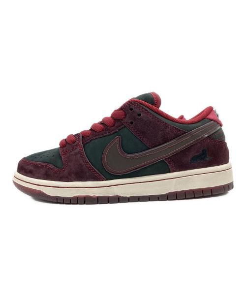 NIKE SB（ナイキエスビー）NIKE SB (ナイキエスビー) RIOT SKATESHOP (ライオットスケートショップ) Dunk Low Pro QS ボルドー サイズ:24㎝の古着・服飾アイテム