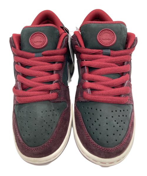 NIKE SB（ナイキエスビー）NIKE SB (ナイキエスビー) RIOT SKATESHOP (ライオットスケートショップ) Dunk Low Pro QS ボルドー サイズ:24㎝の古着・服飾アイテム