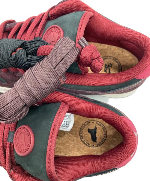 NIKE SB（ナイキエスビー）NIKE SB (ナイキエスビー) RIOT SKATESHOP (ライオットスケートショップ) Dunk Low Pro QS ボルドー サイズ:24㎝の古着・服飾アイテム